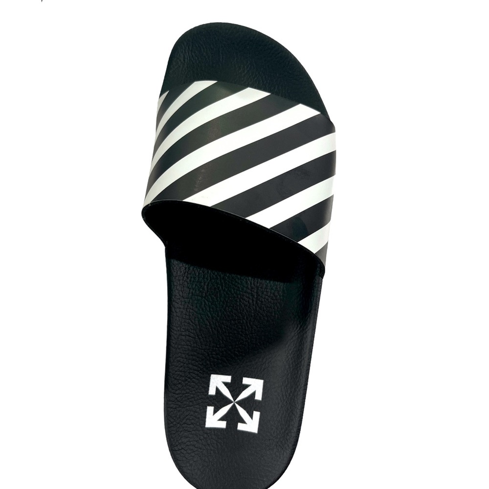 Off-white sandals or (slides) only one pair (left/right) foot never worn (new)!!